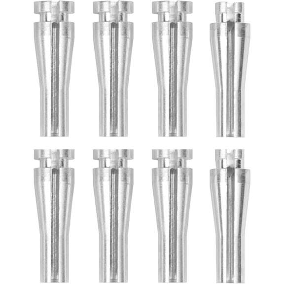 8 ENDS Door Latch Cable Repair Kit Compatible with Ford F-150, F-250, F-350, E-series, Ranger, Expedition, Excursion, Navigator (Four Cables - 6 Standard 2 Locking Cam) Aluminum