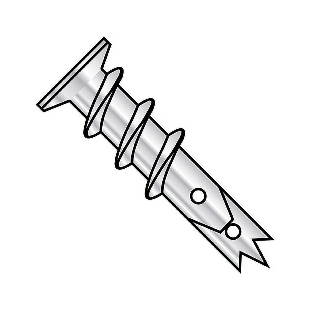 8 Easy Screw In Wallboard Anchor Zamac Alloy (Pack Qty 1,000) BC-08AWBA