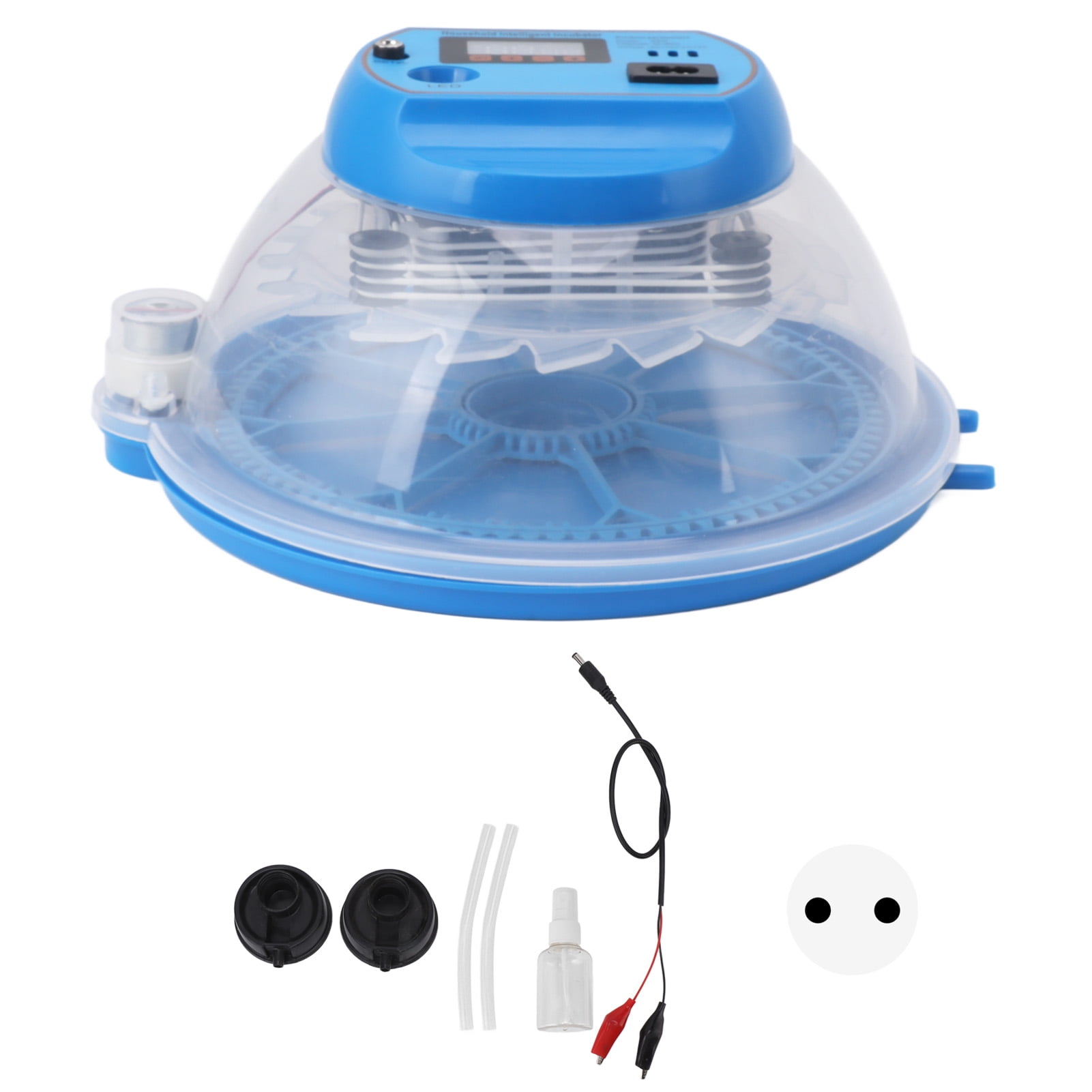 8 Eggs Incubators Temperature Control Automatic Egg Turner For Hatching ...