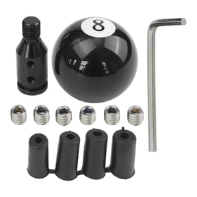 #8 Eight Pool Billiard Ball Custom Gear Shifter Shift Knob Car Gear Lever Knob Interior Accessories