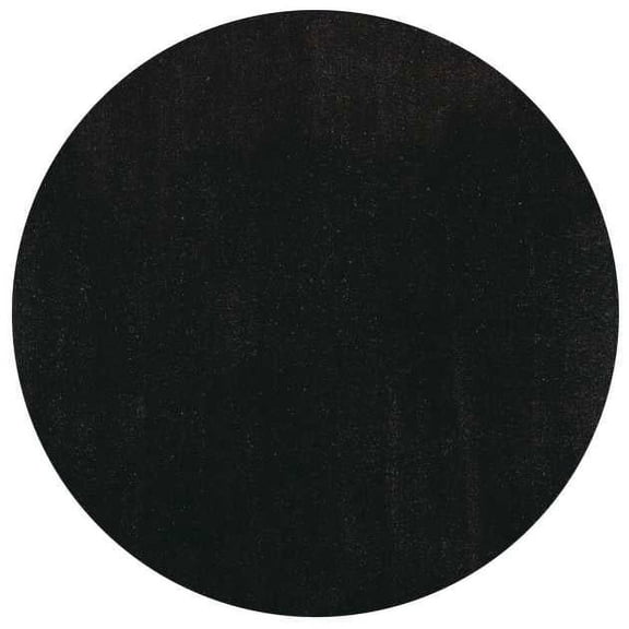 8' Espresso Brown Round Indoor Shag Rug