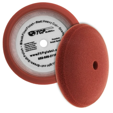 8" Extra Coarse RED FOAM BUFFING PAD Buff Polish Car