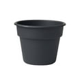 thumbnail image 1 of Mainstays 8 Inch Flint Resin Planter, Rich Black for Indoor and Outdoor Use, 1 of 6