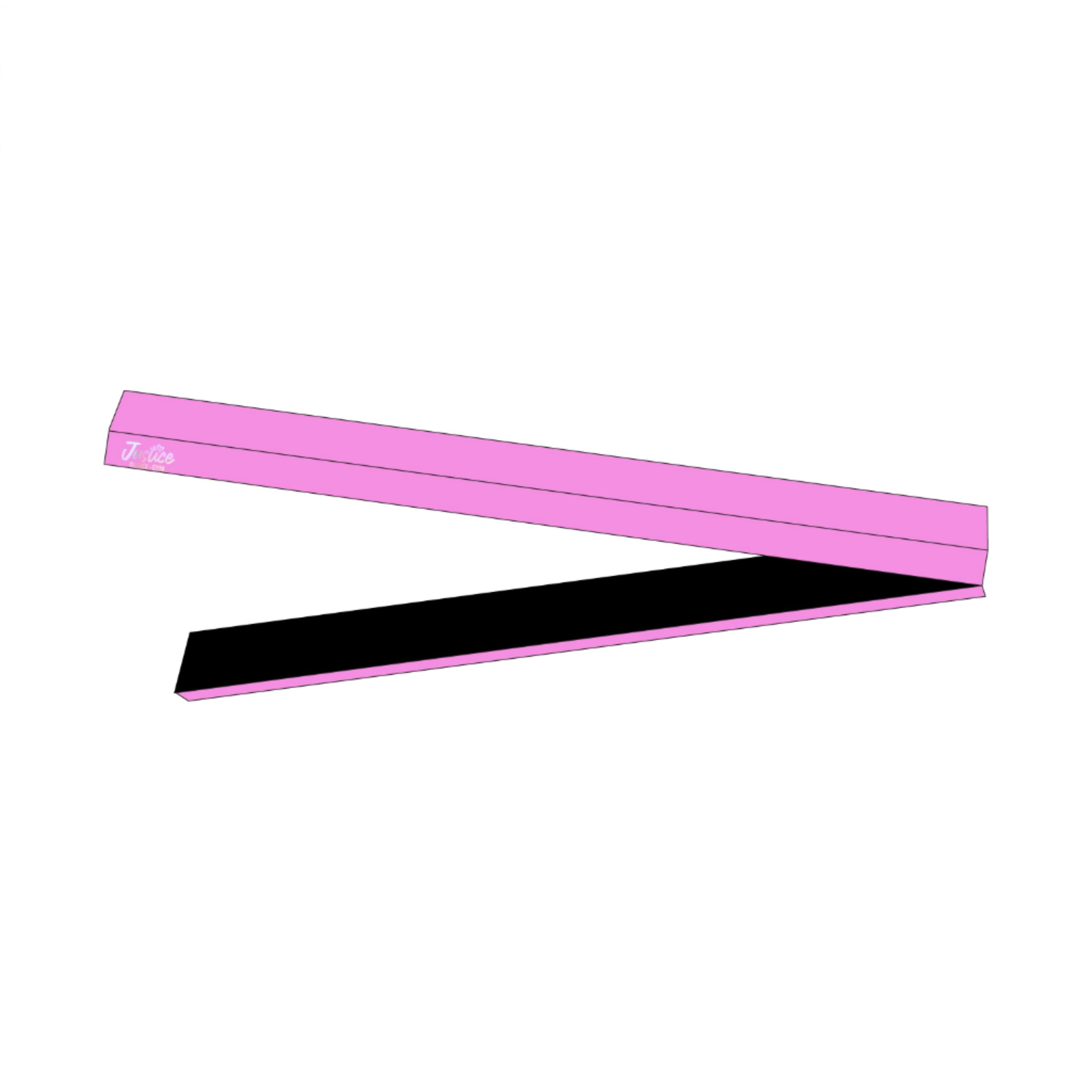 8' Folding Balance Beam - Pink