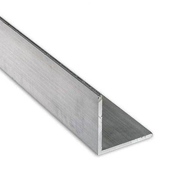 8 FT - 3/4" x 1/16" Aluminum Angle 6063 Alloy T-6 Temper