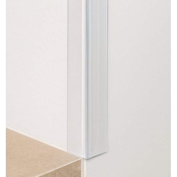 8 FT (96") 1 1/4" x 1 1/4" Clear PETG Plastic Angle