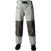 8FANS 8 Fans Waist Waders,3-Ply Durable Breathable Waterproof Stockingfoot Insulated Wading Pants for Mens & Womens