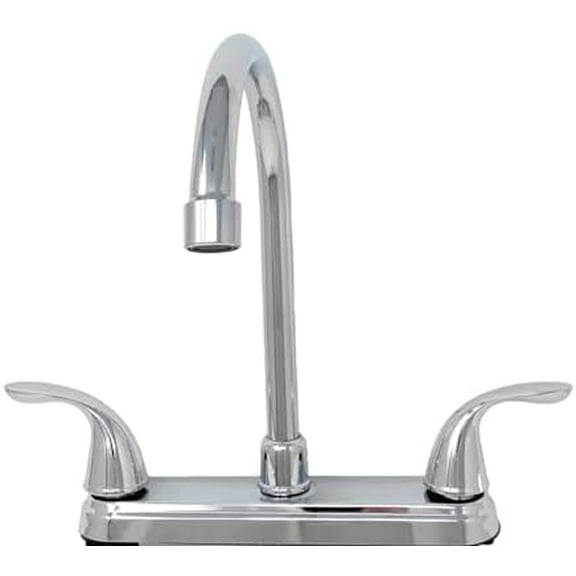8" Faucet Kitchen Utility Sink Faucet Tall High Arc Polished Chromed 2 ADA Push Handles$$Tools & Hardware Other