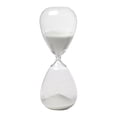 thumbnail image 1 of 8" Ferdinand 30-Minute Hourglass, White Sand Set of 2-Color:Clear,Style:Contemporary, 1 of 3
