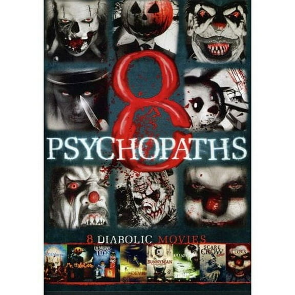 8-Film Psychopaths DVD
