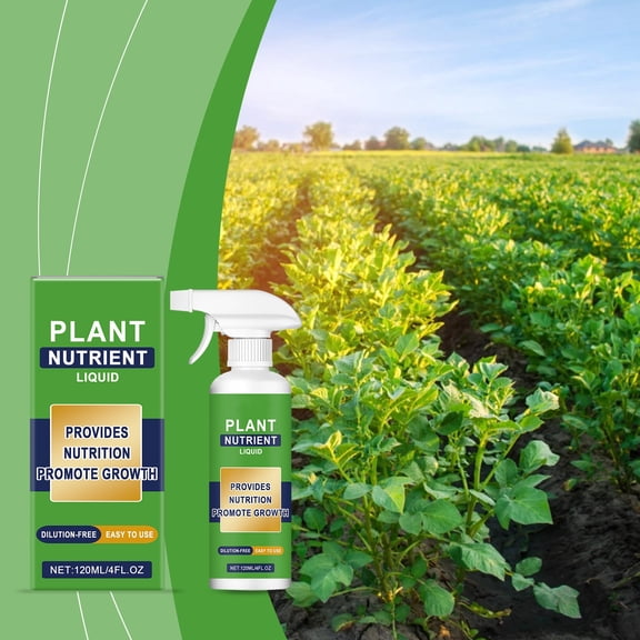8 Fl Oz Plant Nutrient Drops, Concentrated Liquid Plant Food With Fast-Absorbing Formula To Boost Growth, Enhance Vitality & Improve Yield For Indoor Potted Plants, Outdoor