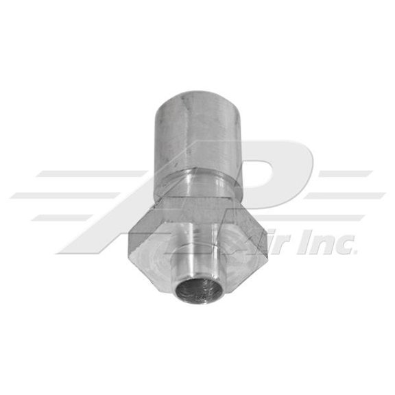 #8 Flex Pad Fitting - Block Off, for Sealing Washer or O-Ring Style, .464" Pilot