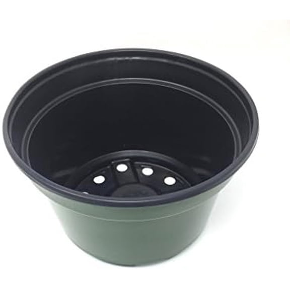 8" Flower Pot, (Qty. 25) Lightweight Mum Pan, 8x5 Green, Greenhouse Container$$Garden & Patio