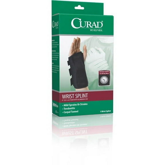 8" Foam Wrist Splint with Aluminum Stay