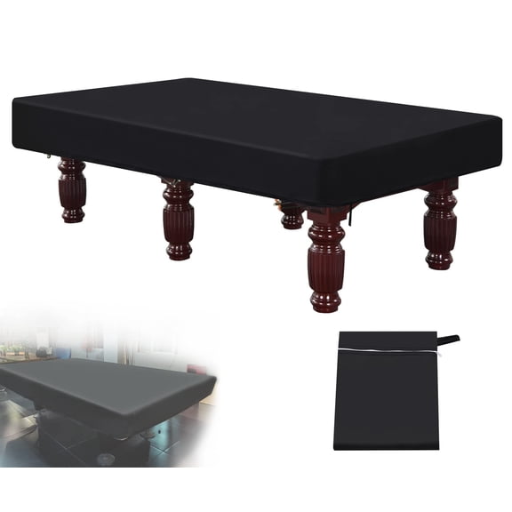 8 Foot Billiard Pool Table Cover, Waterproof&Tearproof Cover for Pool Table with Storage Bag, Indoor Outdoor All Season Sun Rain Snow Dust Protection Snooker Table Covers