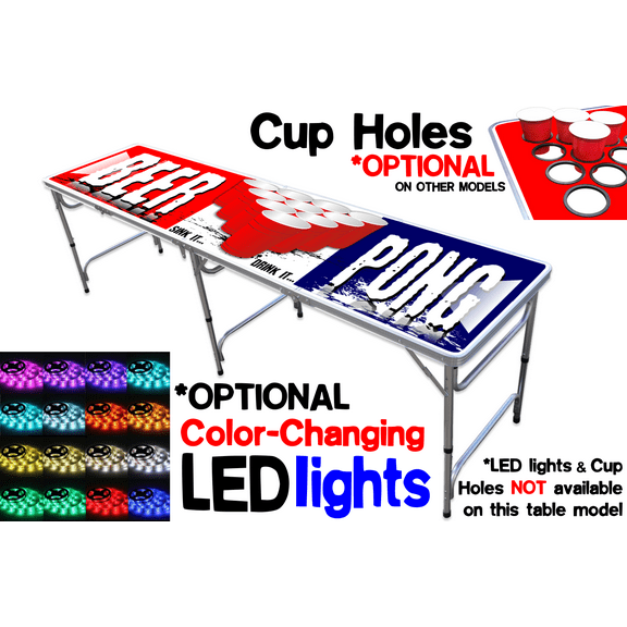 8-Foot Professional Beer Pong Table - Beer Pong Edition