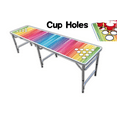thumbnail image 1 of 8-Foot Professional Beer Pong Table w/ Cup Holes - Color Spectrum Edition, 1 of 6
