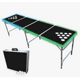 thumbnail image 1 of 8-Foot Professional Beer Pong Table w/ Cup Holes & LED Glow Lights - Stealth Edition, 1 of 9