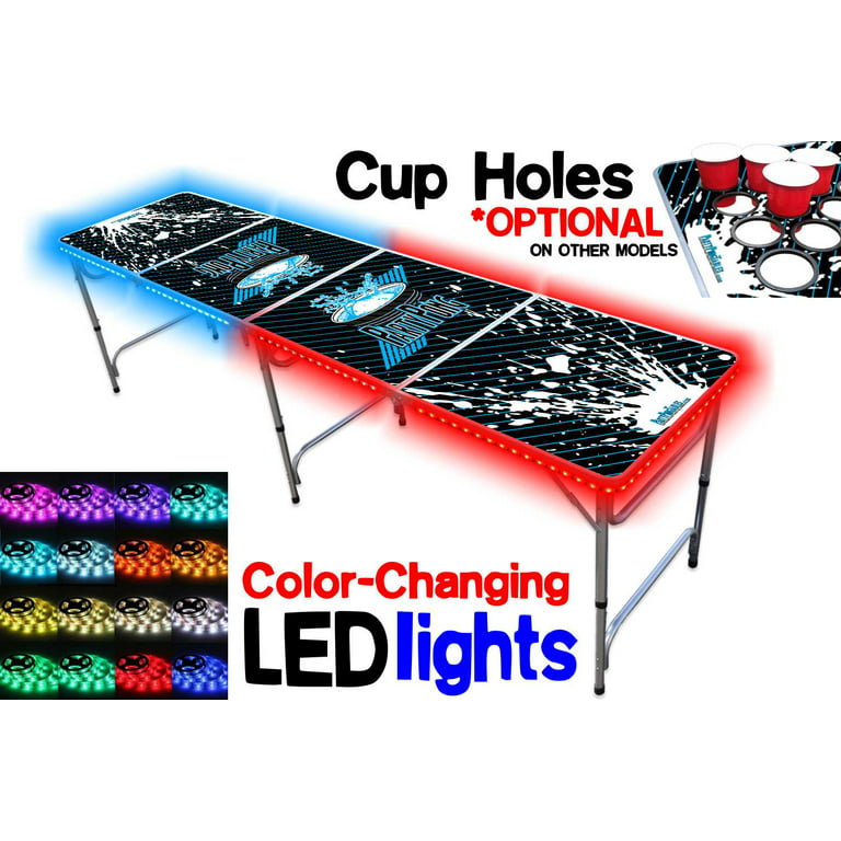 Table Beer Pong Lumineuse + Light Kit - Cdiscount Maison