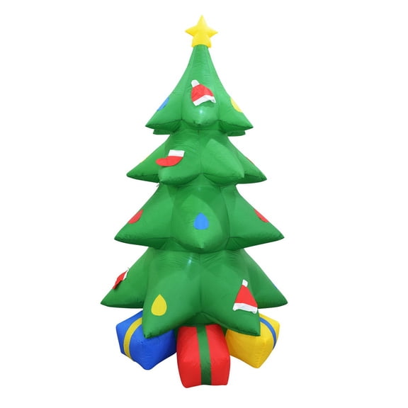 8 Ft. Green Fabric Inflatable Christmas Tree