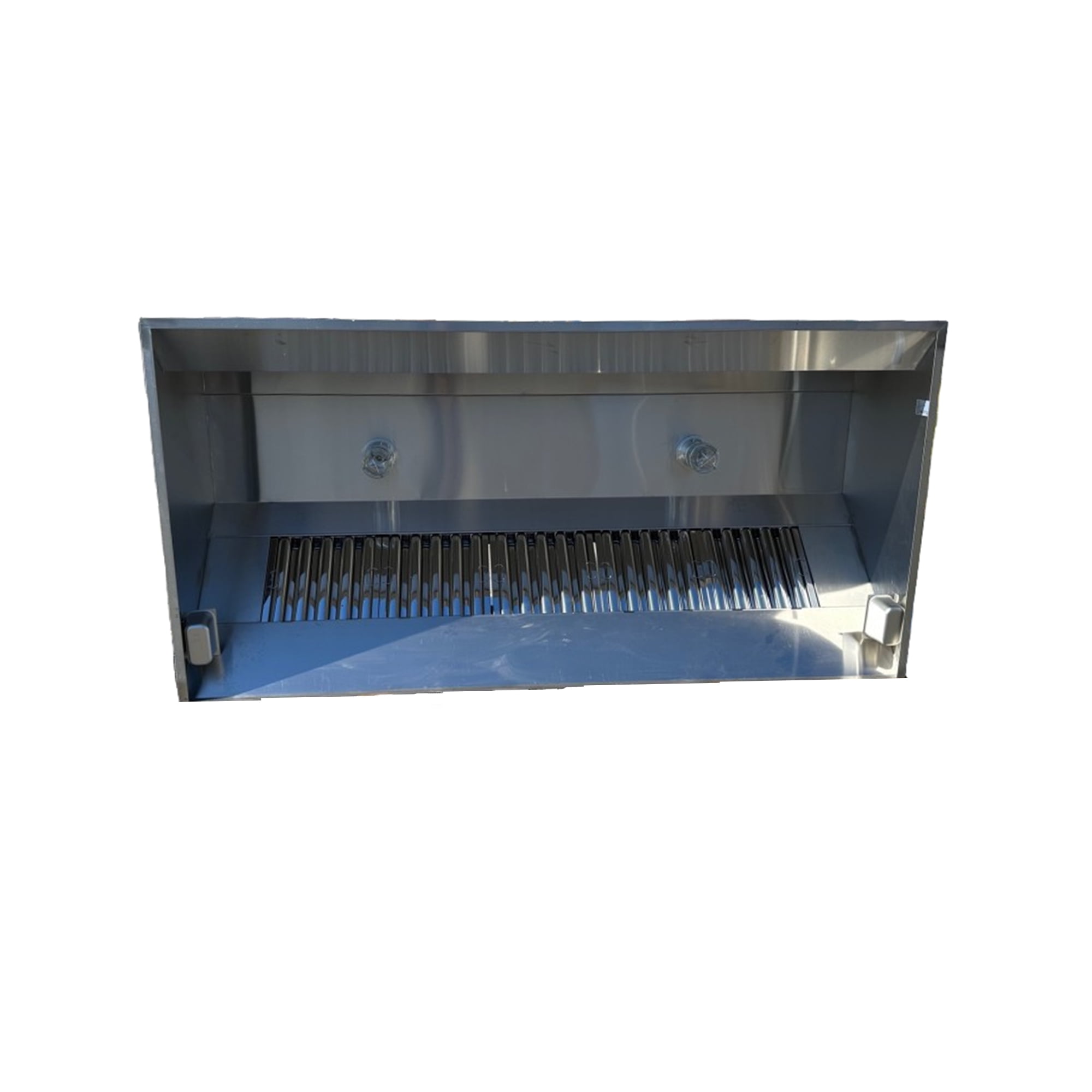 8 Ft Restaurant Hood and Exhaust Fan, Stainless steel Range Hood, Commercial Range Hood, 96x47x25 in.
