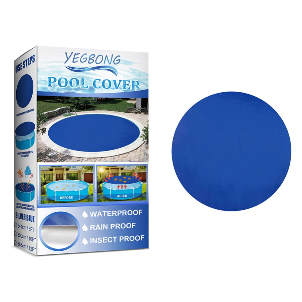 8 Ft Solar Pool Cover for Round Above Ground and In Ground Pool Solar