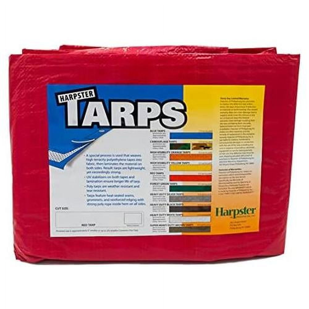 8 Ft. X 10 Ft. High Visibility RED Tarp - 3.3 Oz. - Walmart.com