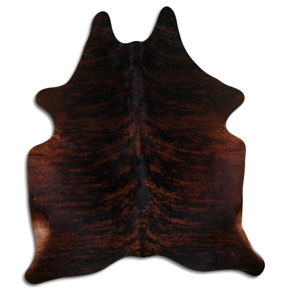 8 Ft X 6.5 Ft Hair On Leather Cowhide From Brazil Skin Rug Carpet