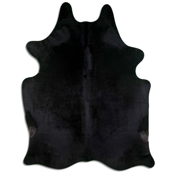 8 Ft X 7 Ft Brazilian Cowhide Skin Rug by Hilason Hair-On Leather Carpet