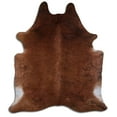 thumbnail image 1 of 8 Ft X 7 Ft Brazilian Cowhide Skin Rug by Hilason Hair-On Leather Carpet, 1 of 2