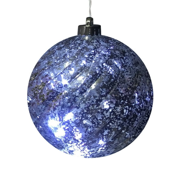 Brite Star 8 Function Lighted LED Silver Sphere, Silver