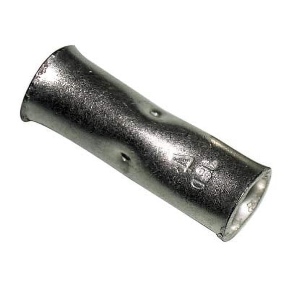 #8 GAUGE COPPER BUTT TERMINAL CONNECTOR HEAVY DUTY TINNED- 5PK