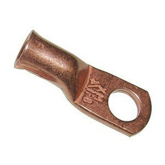 8 GAUGE COPPER RING TERMINAL 1/4" I.D.