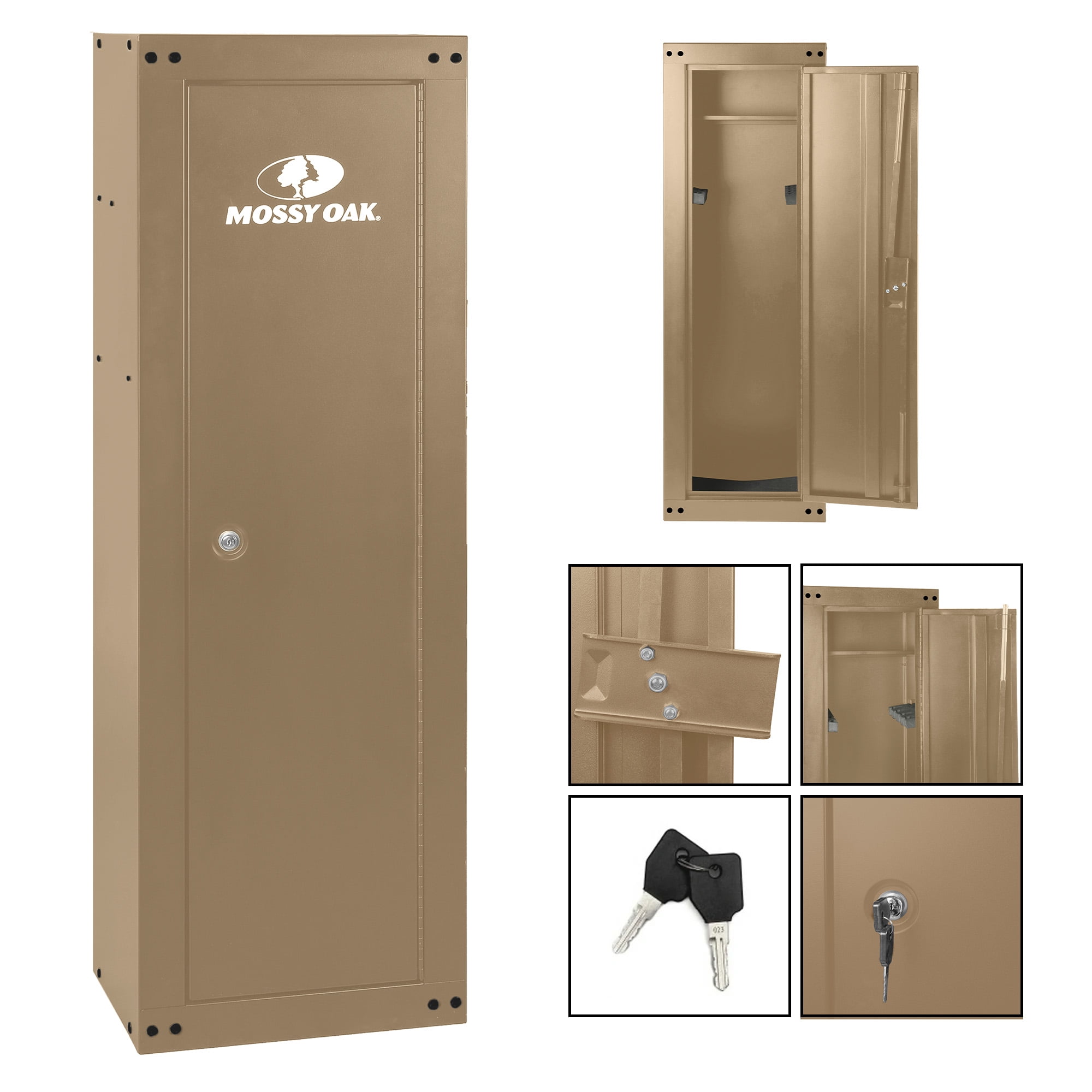 Mossy Oak Gun Security Cabinet, 8 Gun Capacity, Rifle Storage Safe
