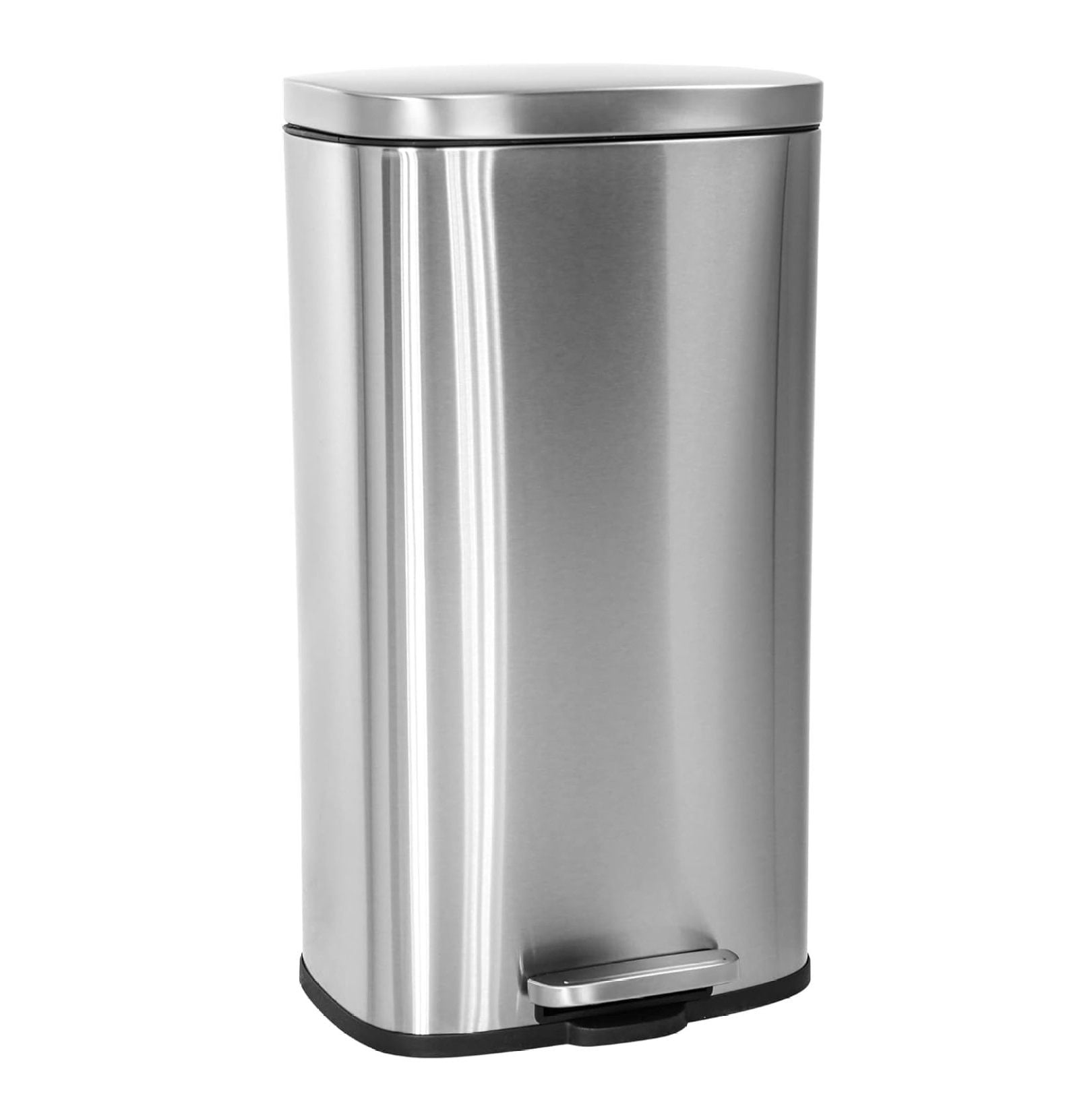 8 Gallon(30L) Trash Can, Fingerprint Proof Stainless Steel Kitchen