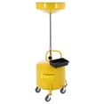 thumbnail image 1 of 8 Gallon Air Operated Oil Drain Container, Portable Fluid Fuel Transfer Tank with Wheels for Car, Truck & Garage, 1 of 7