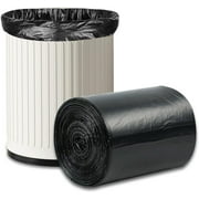 8 Gallon Multipurpose Tear-Resistant Trash Bags,Heavy Duty,Tastless and Black Garbage Bags (100 Count,50x60cm)