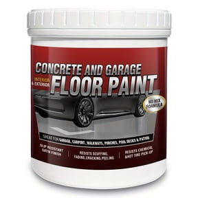 8 Gallon Professional Epoxy Floor Paint Kit | Sea Gray Acrylic Concrete Coating for Garages & Basements | Single Component Formula | Scratch Resistant & Low VOC | Ready-to-Use