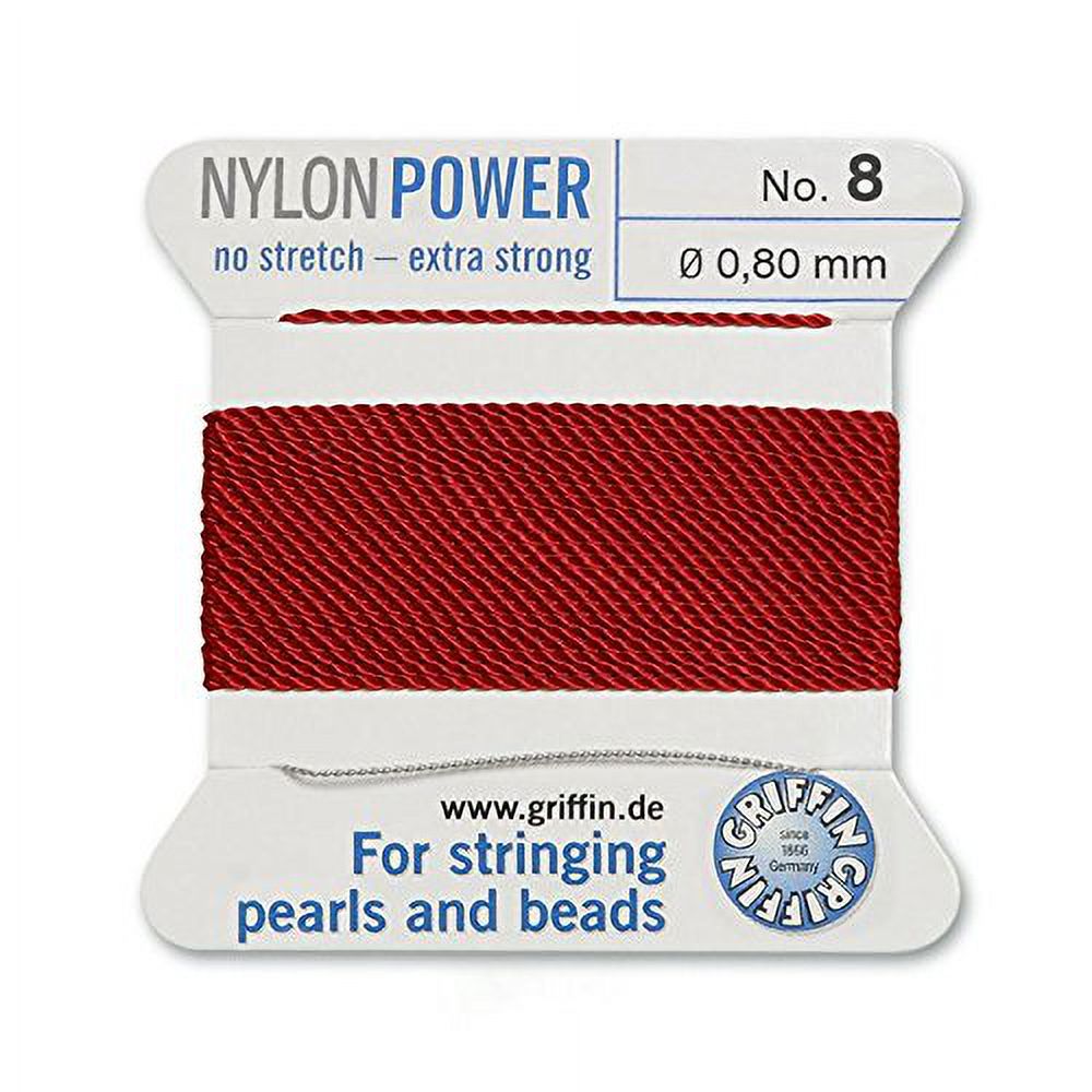 8 Griffin Nylon Bead Cord (2 Meters)