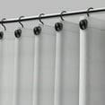 thumbnail image 1 of Acento 8-Gauge 72" x 72" PEVA Shower Liner with Gold Large Metal Grommets and Weighed Magnetic Hem in White, 1 of 7