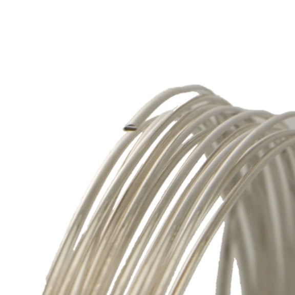 8 Gauge Half Round Dead Soft .925 Sterling Silver Wire 25FT