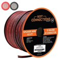 thumbnail image 1 of 8 Gauge Speaker Wire - Red/Black (100 Feet) Car Audio Home Theater Sub Woofer Stranded Cable 2 Conductor Power Ground, 1 of 6