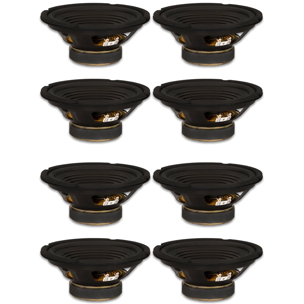 8 Goldwood Sound GW-208/4 OEM 8" Woofers 200 Watts each 4ohm Replacement Speakers