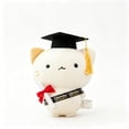 thumbnail image 1 of 8" Graduation Plush Stuffed Animal Gift - Cute Fox, Cat & Mouse with Mortarboard, Diploma and Sash - 20cm Soft Graduation Keepsake for Preschool, Kindergarten, High School & College Graduates, 1 of 5