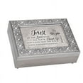 thumbnail image 1 of Dicksons FM126SGB Trust in the Lord with All Your Heart - Music Keepsake Box, Silver Metal Chest, 1 of 1