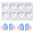 thumbnail image 1 of 8 Grid Diamond Heart Silicone Cake Chocolate Mold Silicone Baking Pan Mold for DIY Cake Mousse Dessert 3D Diamond Love Heart Shaped Mould for Candy Fondant Ice Cream Soap Cupcake Cheesecake Jelly, 1 of 4