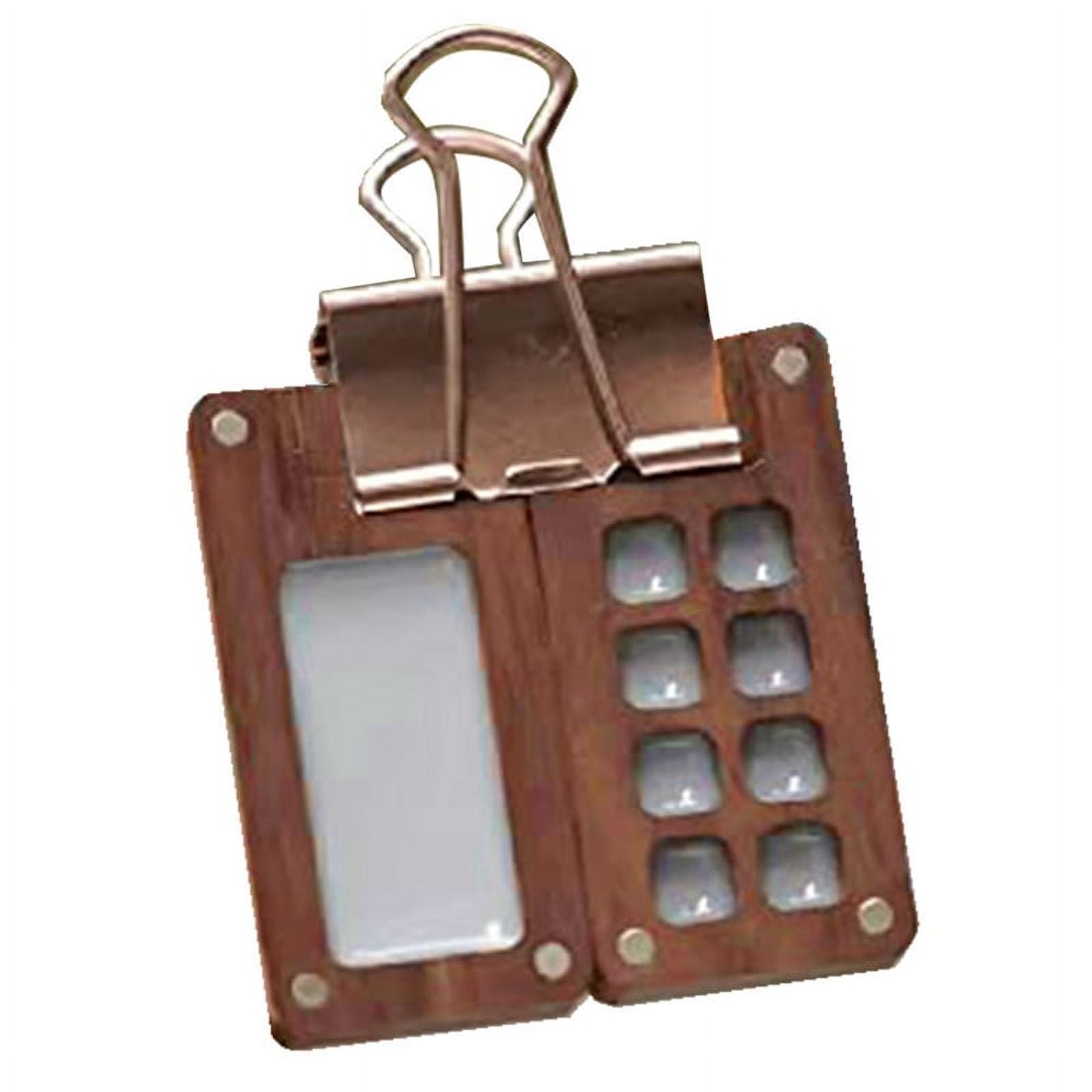 Portable Sketchbook Palette Wooden Mini Travel Paint Palette with Clip 8  Grids Magnetic Colour Palette Box Reusable Watercolor Palette Box for Water