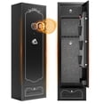 thumbnail image 1 of 8 Gun Safe Rifle Gun Safe for Rifles and Pistols Rifle Safe with Drawer Gun Cabinet for Rifles and Shotguns with Scopes Rifle Gun Safe with Removable Shelf Gun Rack, 1 of 11