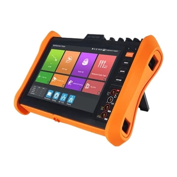 8" H.265 IP Camera Tester 8K CCTV Tester SFP PoE++ AHD TVI CVI Test Optical Fiber Network Test VGA Cable Tester