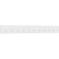 thumbnail image 1 of 8"H x 1"P x 88"L Wilson Architectural Grade PVC Dentil Trim w/Backplate, 1 of 8